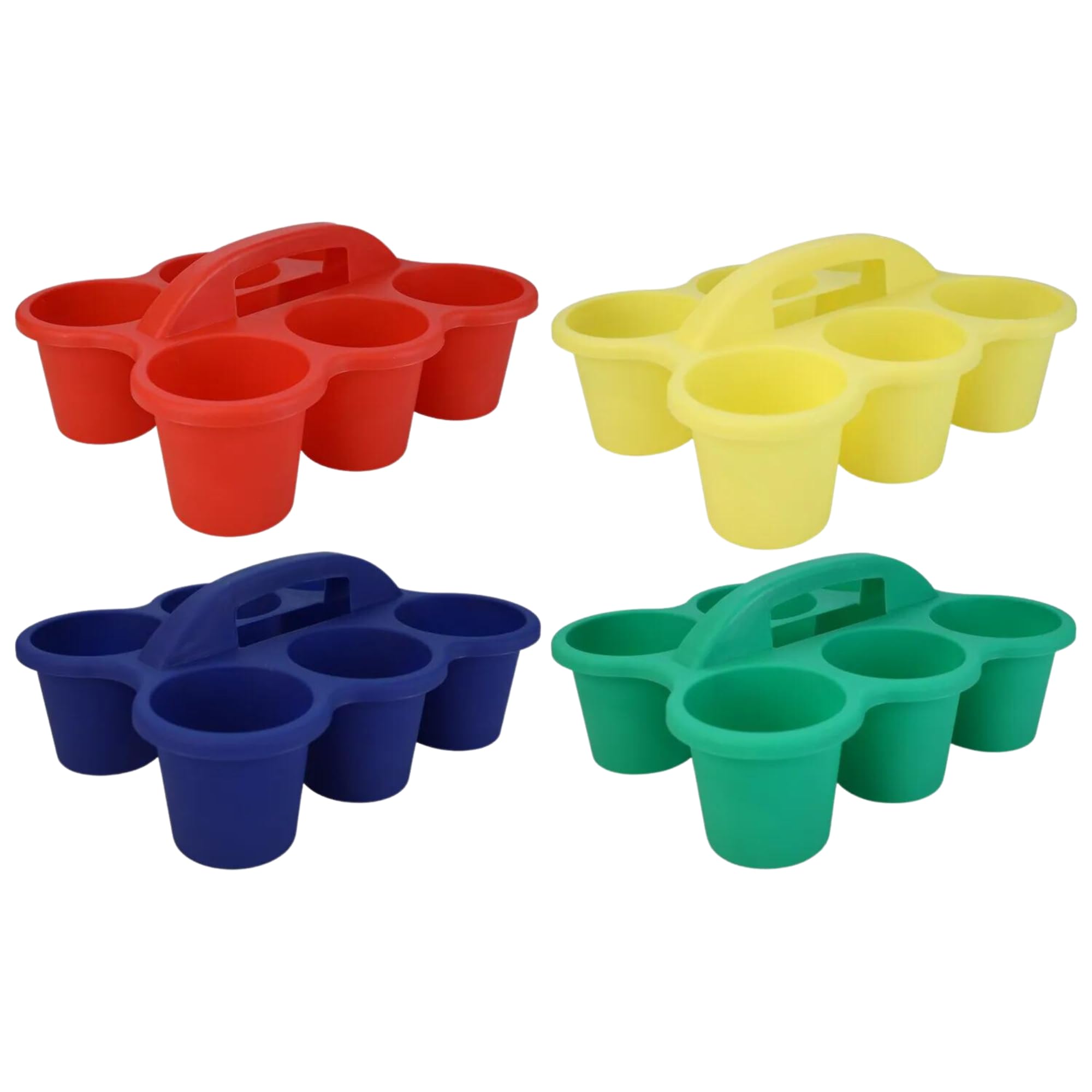 Amazon.com: A1 Unlimited 6-Hole Cup Caddies with Handle, Assorted